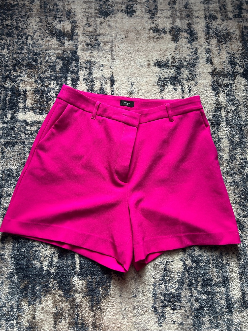 Express Hot Pink Tailored Bermudas